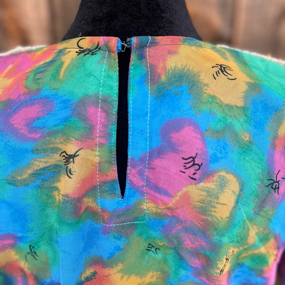 In Style vintage dress size Small. Made in India. - Picture 4 of 7